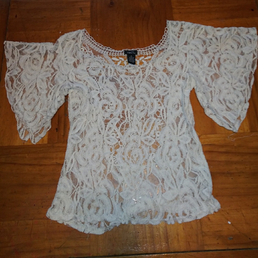 Rue 21 Lace blouse size small